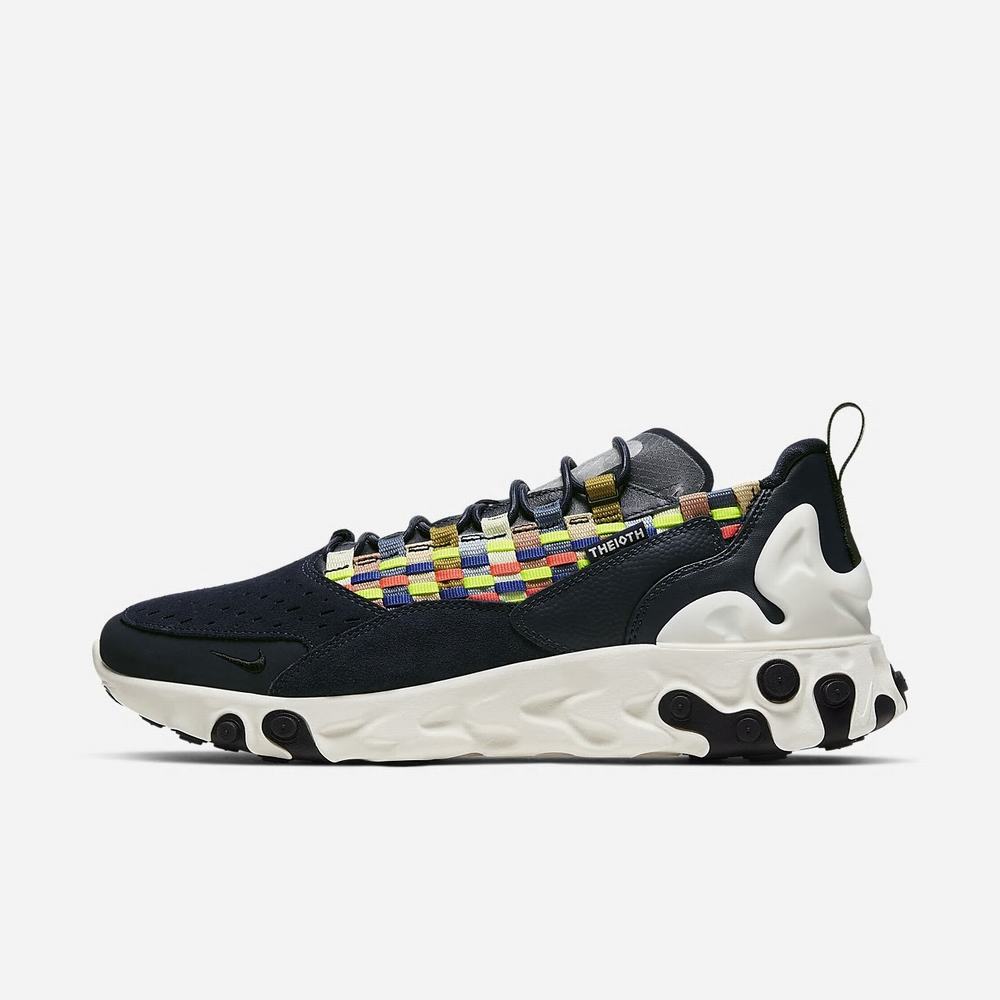 Sneakers Nike React Sertu Bleu 8612-730 Blackened Blue/Sail/Black Homme | MBH-98238354